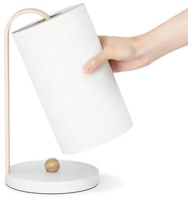 Portarotolo da cucina verticale in legno bianco ø 17 cm Bellwood – Umbra