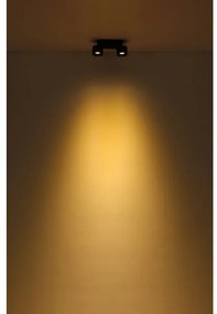 Globo 56961-2B - Faretto LED RAE 2xLED/6W/230V nero