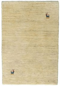 Gabbeh Tappeto persiano 60 x 90 Beige (Iran) Annodato A Mano