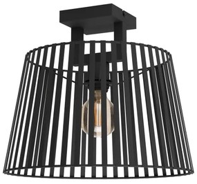 Eglo 390001 - Plafoniera BOGOTA 1xE27/40W/230V nero