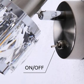 Globo 54356-1 - Luce Spot da parete KRIS 1xE14/40W/230V