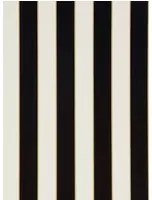 Osborne & Little Tapete Regency Stripe - Ivory/ Black