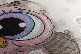Quadro su tela – Civetta carina