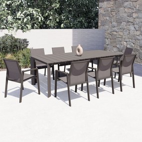 FALL - tavolo da giardino in alluminio allungabile 165/215x85