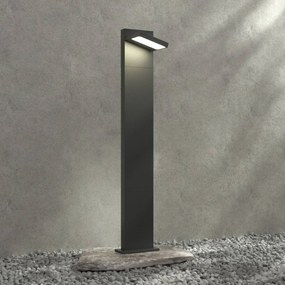 Lampioncino da giardino Silvan Lucande, Nero, Alluminio, Moderno, Lampada LED da esterni