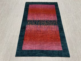 Gabbeh Tappeto persiano 130x200 Rosso (Iran) Annodato A Mano