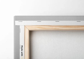 Quadro su tela – Alberi nella nebbia in bianco e nero