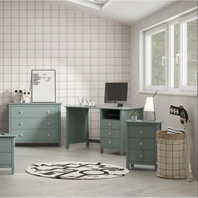 Scrivania per bambini in legno di pino 54x120 cm Max - Marckeric