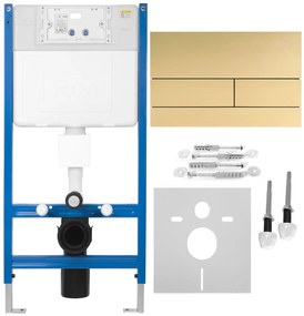 Telaio WC da incasso K011A-Q Rea T Brush Gold