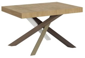 Tavolo Allungabile Volantis - Design Elegante e Funzionale, 90x140/244 cm Volantis / Quercia Natura