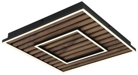 Globo 67345D1 - Lampada LED da soffitto WOODY 36W 230V 3000K 45x45 cm