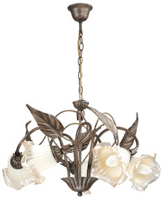 Lampadario Autunno Decorative Colore Marrone 40W Mis 62 x 100 cm