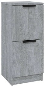 Credenza grigio sonoma 30x30x70 cm in legno multistrato