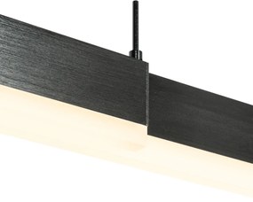 Lampada a Sospensione Regolabile Nera con LED Dimmerabile - Lamba