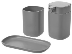 Set di accessori da bagno grigi - Casa Selección