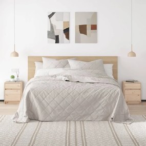 Comodino 40x31x50 cm in legno massello di pino