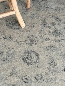 Tappeto in lana beige 133x190 cm Calisia Vintage Flora - Agnella