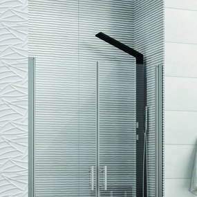 Nicchia doccia due battenti 80-85cm finitura cromo | KS2800 Saloon - KAMALU