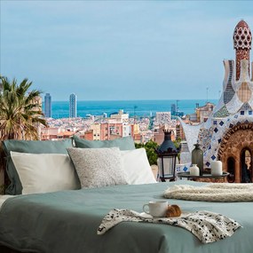 Carta da parati – Vista su Park Güell a Barcellona
