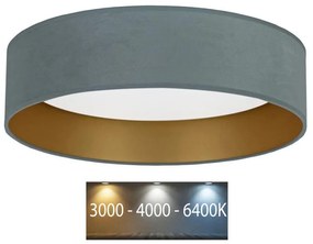 Brilagi - Plafoniera LED VELVET LED/24W/230V 3000/4000/6400K menta/oro