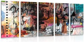Quadri 5 pezzi – Arte di strada