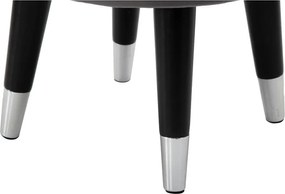 Pouf in velluto grigio Paris - Mauro Ferretti