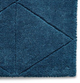 Tappeto di lana blu , 150 x 230 cm Kasbah - Think Rugs
