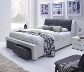 Letto Cassandra S in ecopelle - 140x200 cm