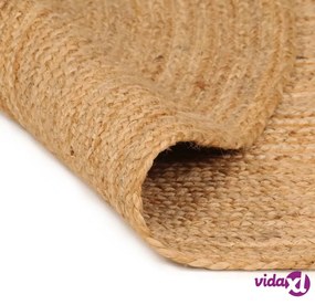 vidaXL Tappeto in Juta Intrecciata 180 cm Rotondo