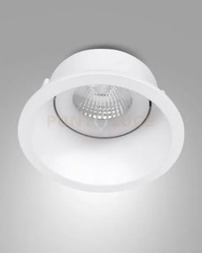 Toodle faretto attacco gu10 tondo bianco orientabile d.9,3cm