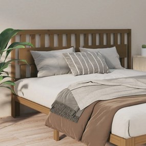 Testiera Per Letto Ambra 145,5x4x100 Cm Legno Massello Di Pino /