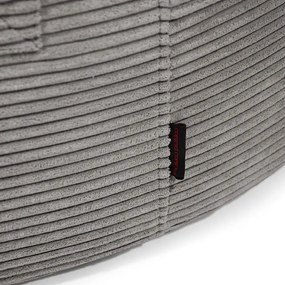 Puof a sacco color senape con rivestimento in velluto a coste Roll 105 – SLOWDOWN