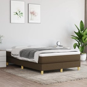 Giroletto Senza Materasso Marrone Scuro 120x200 Cm Tessuto /
