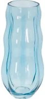Vaso arredo 30,5 cm vetro blu