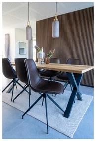 Sedie da pranzo marroni in un set di 2 Monaco - House Nordic