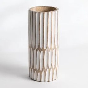Vaso in legno di mango Dordon ↑30 cm - Sklum