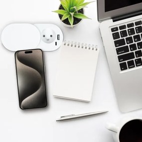 Solight PP124CW-PD20 - Presa da incasso 20W 1 presa + USB A+C bianca