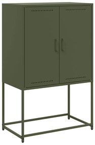 Credenza verde oliva 68,5x38,5x107 cm in acciaio