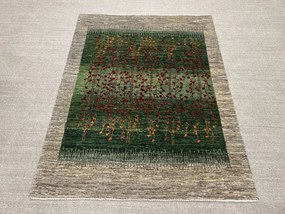 Loribaft Tappeto persiano 160 x 130 Verde (Iran) Annodato A Mano