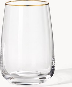 Set di 4 bicchieri da long drink in vetro soffiato Ellery