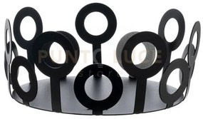Centrotavola piccolo bollicine nero