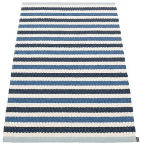 Tappeto da interno/esterno blu/color crema 70x120 cm Teo Denim – Pappelina