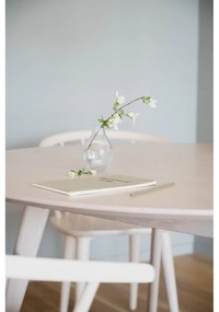 Tavolo da pranzo rotondo con piano in rovere 115x115 cm Yumi - Rowico