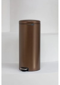 Cestino per la spazzatura color bronzo in acciaio con pedale 30 l NewIcon – Brabantia