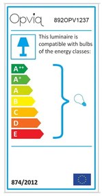 Lampada da parete in metallo nero Opviq luci Argyr - Opviq lights