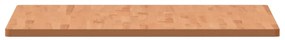 Piano per tavolo 90x90x2,5 cm quadrato legno massello di faggio