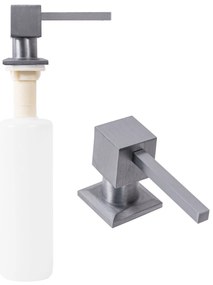 Dispenser di sapone REA nickel brush square INOX