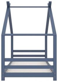 Giroletto per Bambini Grigio in Massello di Pino 90x200 cm