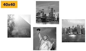 Set di quadri – New York in bianco e nero