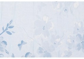 Set copripiumino e federa azzurro in cotone renforcé per letto singolo 140x200 cm Elena – Mijolnir